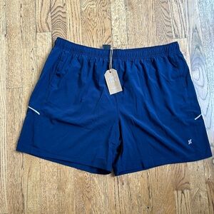 Fort Isle XXL Navy Running Short NWT